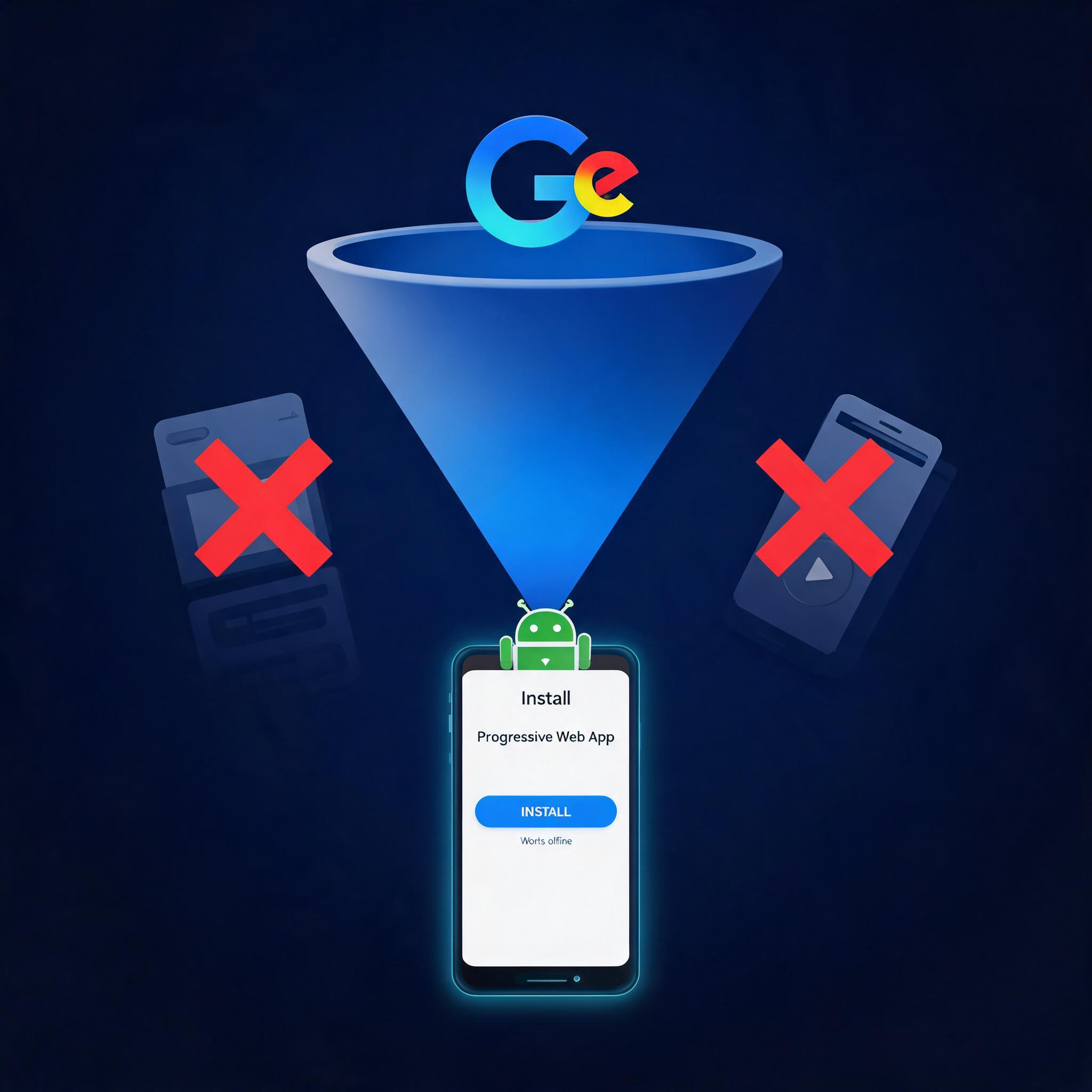 Google 转化优先战略 2026：安卓 PWA 分发为何成为赢家 | ROiBest